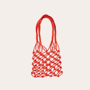 Cabas Little Liffner Knotted Mini Femme Rouge | 506719-WYA