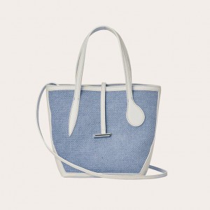 Cabas Little Liffner Sprout Mini Femme Bleu Clair | 607485-KYH