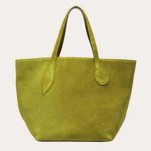 Cabas Little Liffner Sprout Suede Femme Vert Olive | 391274-IFD