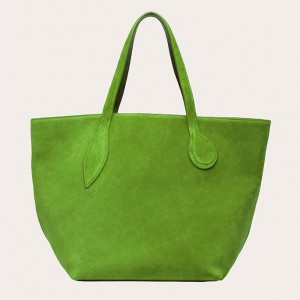 Cabas Little Liffner Sprout Suede Femme Vert Clair | 476923-MQH