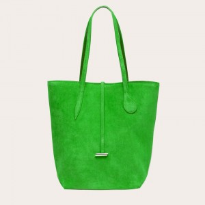 Cabas Little Liffner Tall Sprout Suede Femme Vert | 910437-PJR