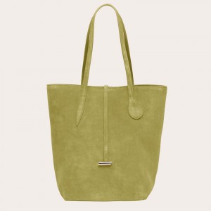 Cabas Little Liffner Tall Sprout Suede Femme Vert | 182763-RGH