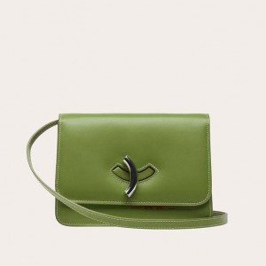 Sac Bandoulière Little Liffner Maccheroni Femme Vert Clair | 824371-YFD