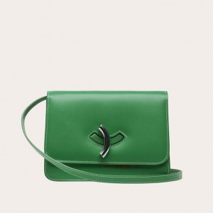 Sac Bandoulière Little Liffner Maccheroni Femme Vert | 439275-TDX