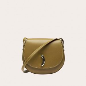 Sacs De Selle Little Liffner Maccheroni Femme Vert Olive | 501367-MHV