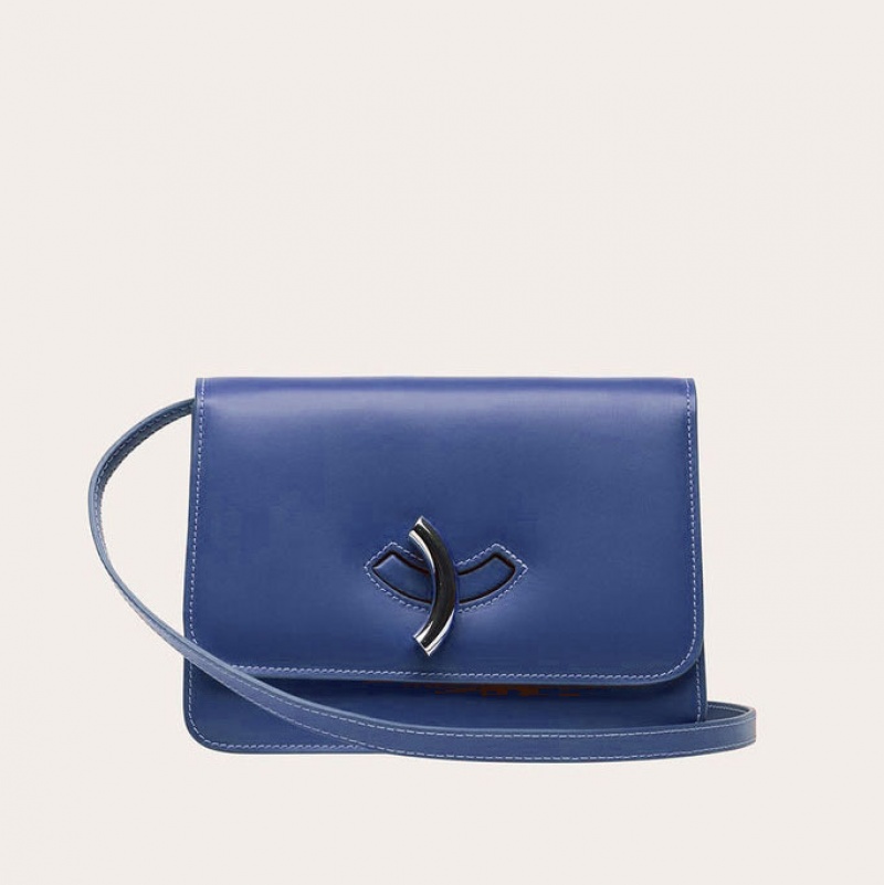 Sac Bandoulière Little Liffner Maccheroni Femme Bleu | 854190-STW