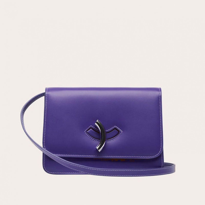 Sac Bandoulière Little Liffner Maccheroni Femme Violette | 357460-BOW